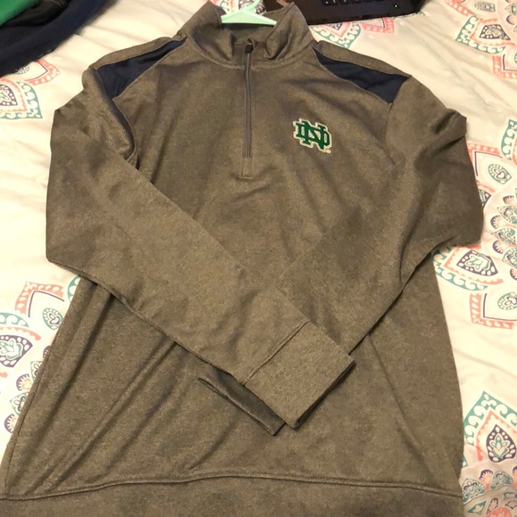 NWOT Notre Dame half zip sweatshirt - Picture 3 of 3